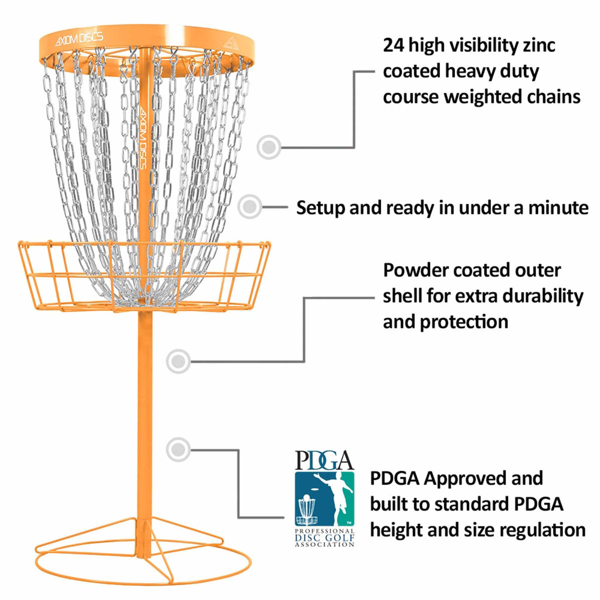 Axiom Pro disc golf basket by Axiom Discs