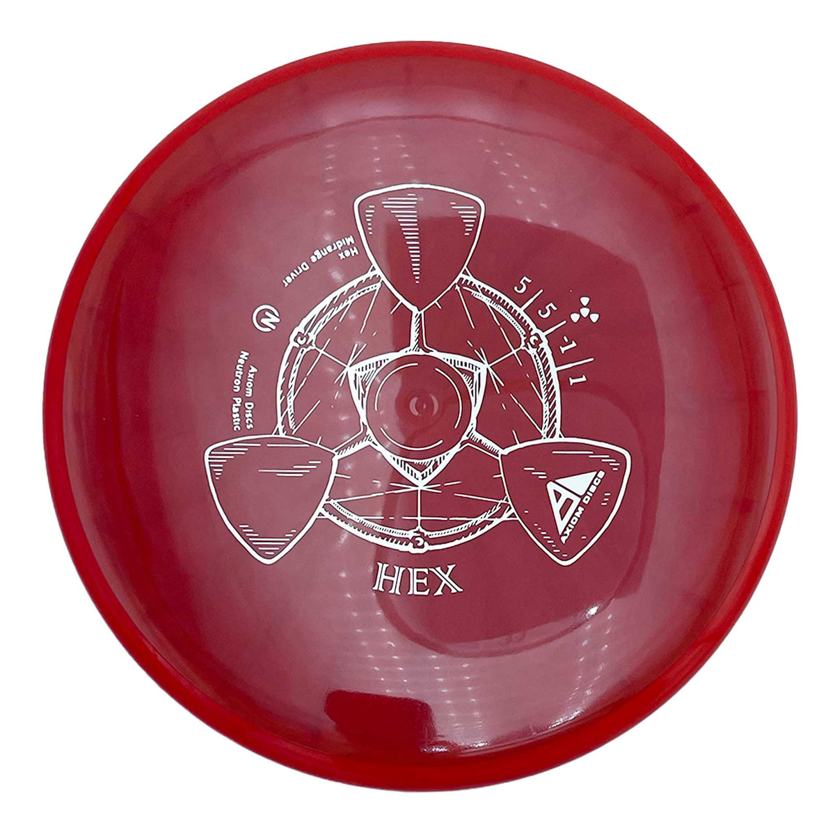 Axiom Discs Neutron Hex midrange - Red