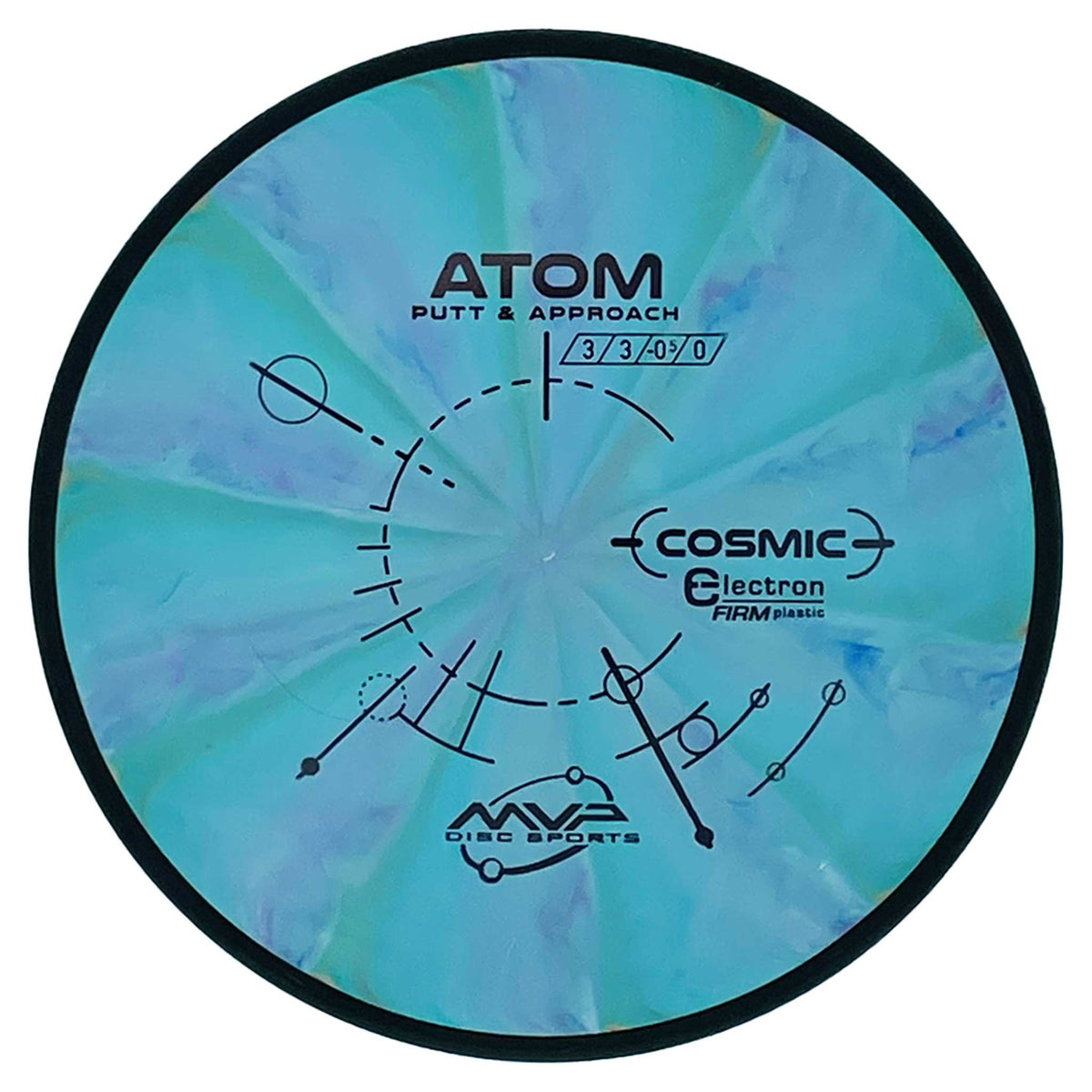 MVP Disc Sports Cosmic Electron Firm Atom putter and approach blue
