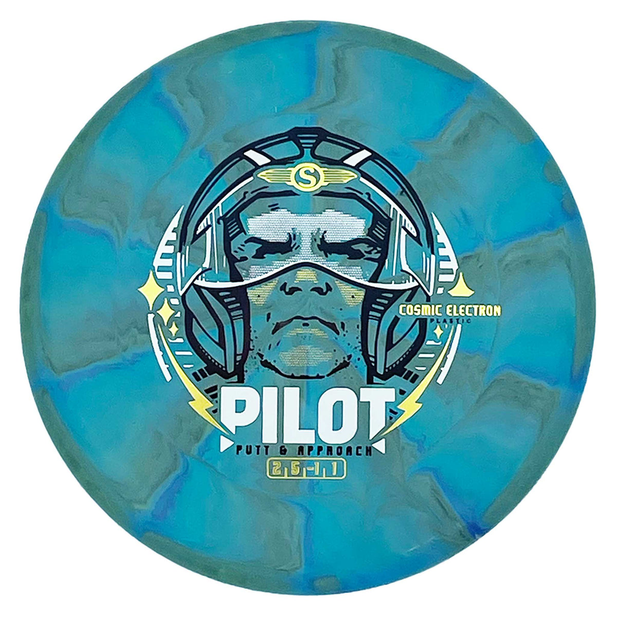 Streamline Discs Cosmic Electron Pilot putter and approach Blue