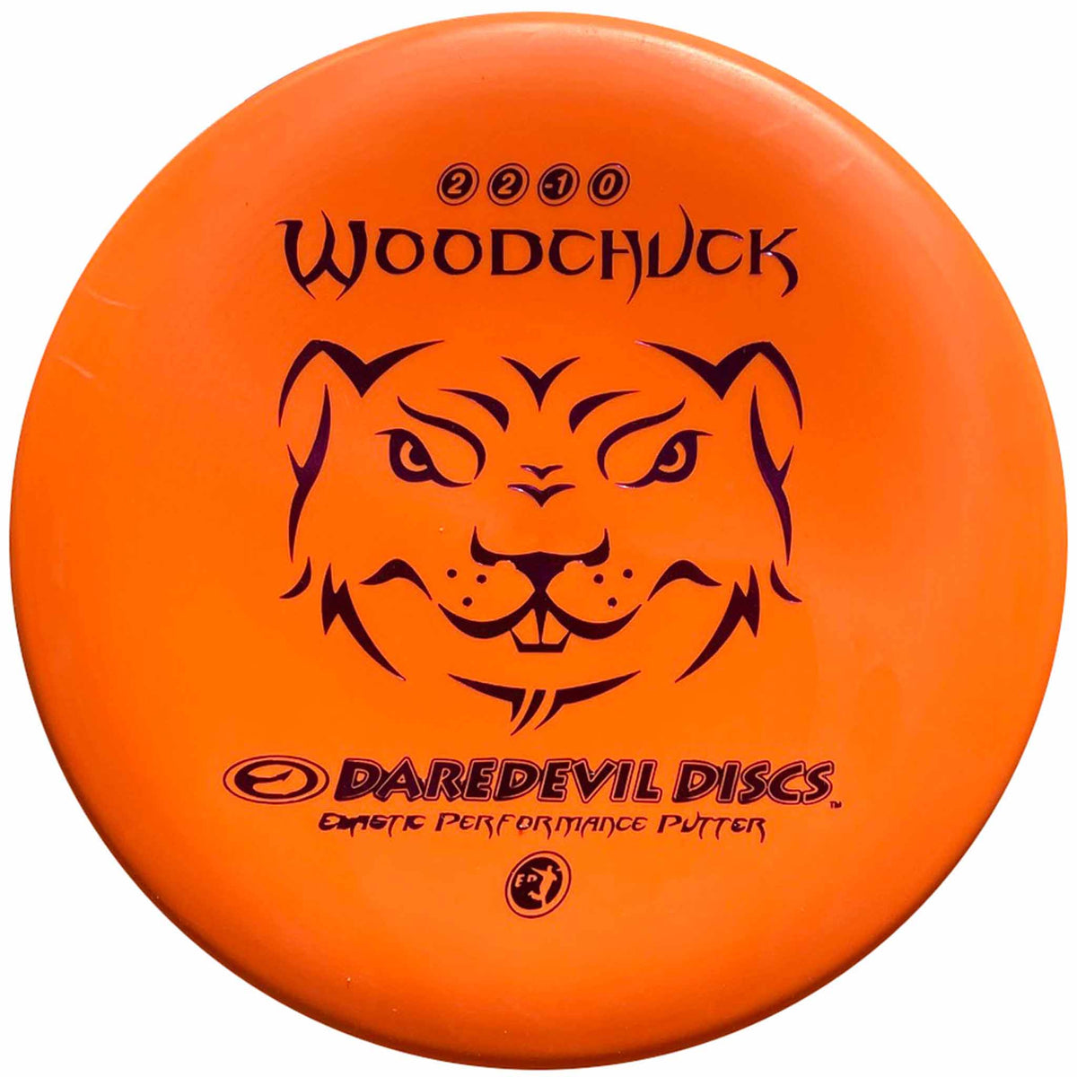 Daredevil Discs Elastic Performance Woodchuck putter and approach Orange