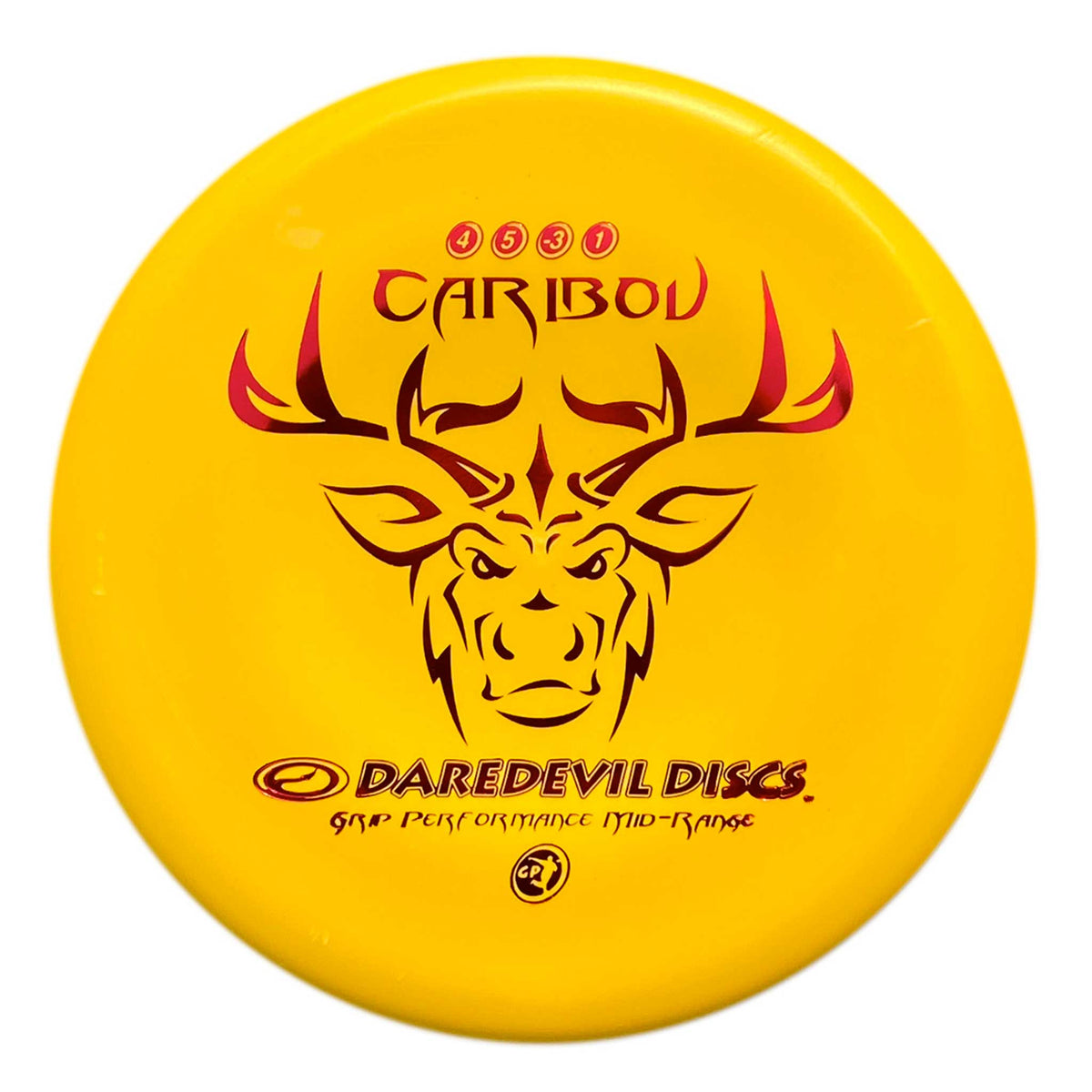 Daredevil Discs Grip Performance Caribou midrange - Yellow