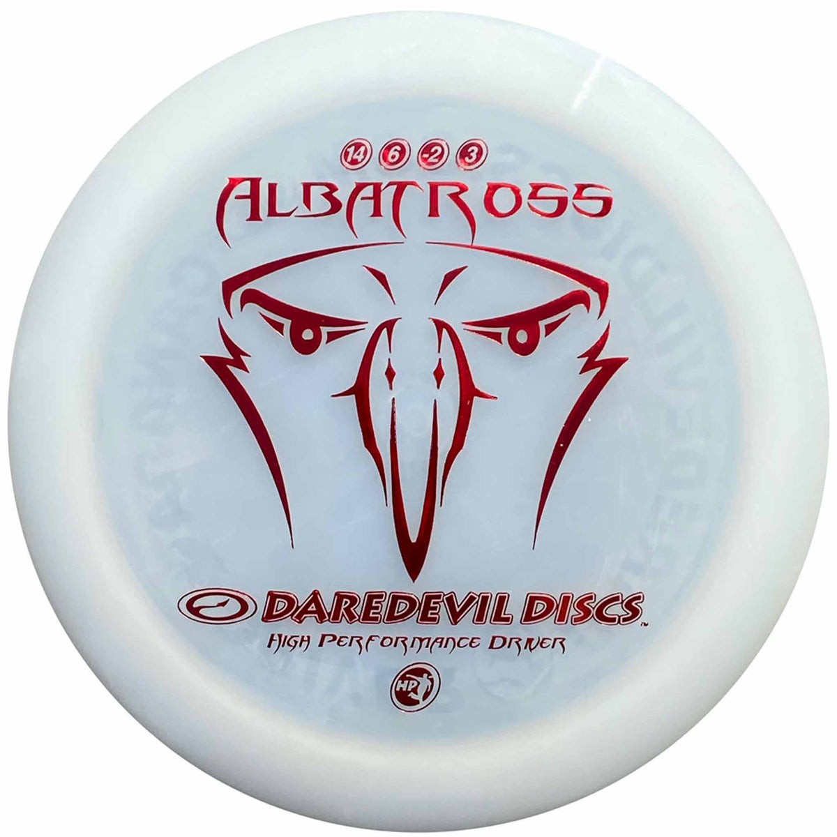 Daredevil Discs High Performance Albatross distance driver Ice