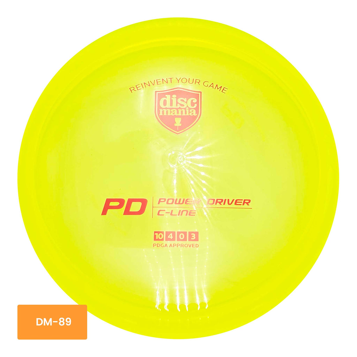 Discmania C-Line PD Power Driver - Yellow/Red