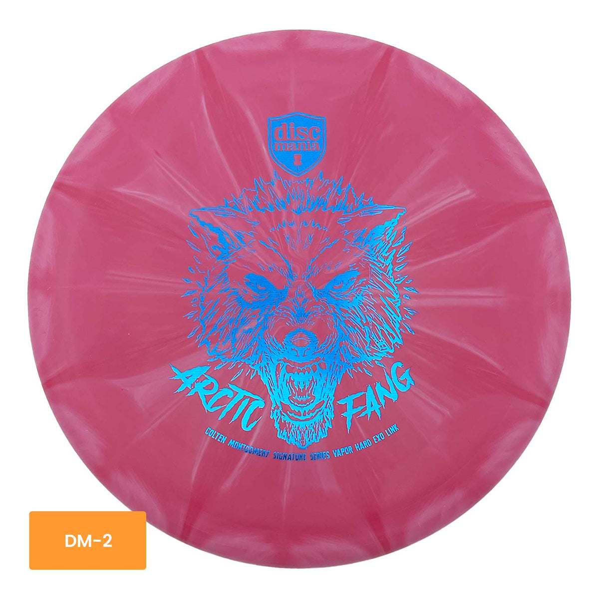 Discmania Arctic Fang Colten Montgomery Signatures Series Vapor Hard Exo Link putter and approach - Red