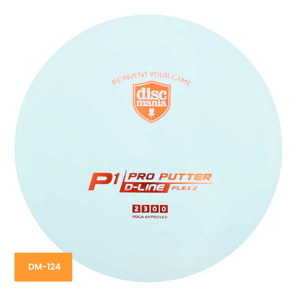 Discmania D-Line P1 Flex 2 Pro Putter - White