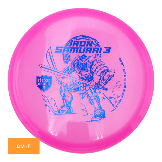 Discmania Iron Samurai 3 Eagle McMahon Signature Series Color Glow C-Line MD3 midrange