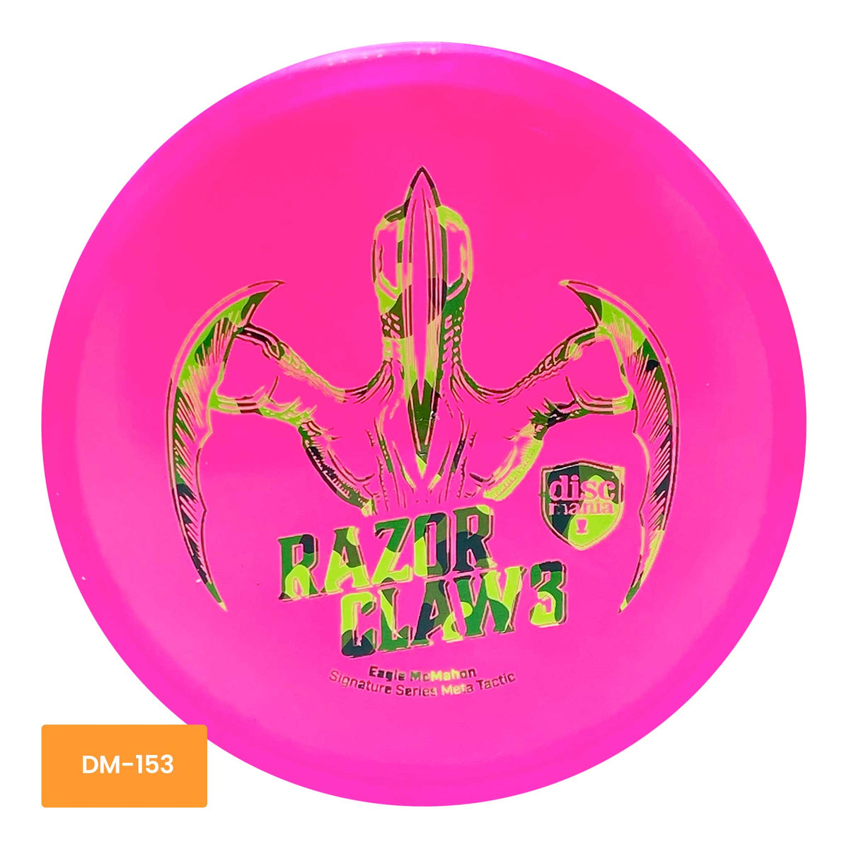 Discmania Eagle McMahon Razor Claw 3 Tactic approach disc - Pink/Camo