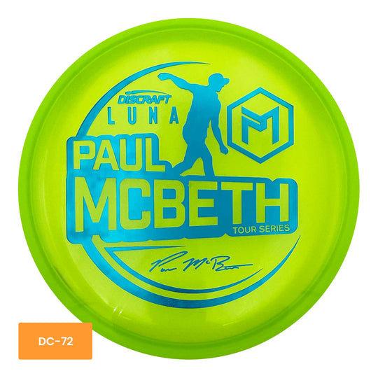 Discraft Paul McBeth 2021 Tour Series Luna putter and approach