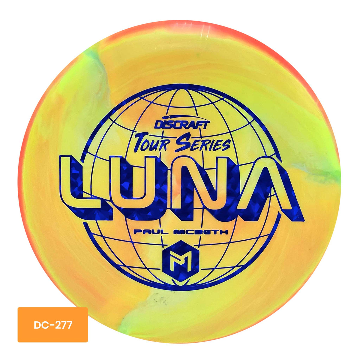 Discraft Paul McBeth 2022 Tour Series Luna putter and approach - Yellow