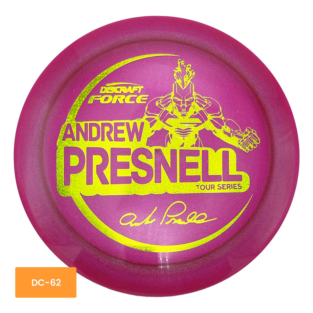 Discraft 2021 Andrew Presnell Tour Series Force distance driver - Pink/Gold