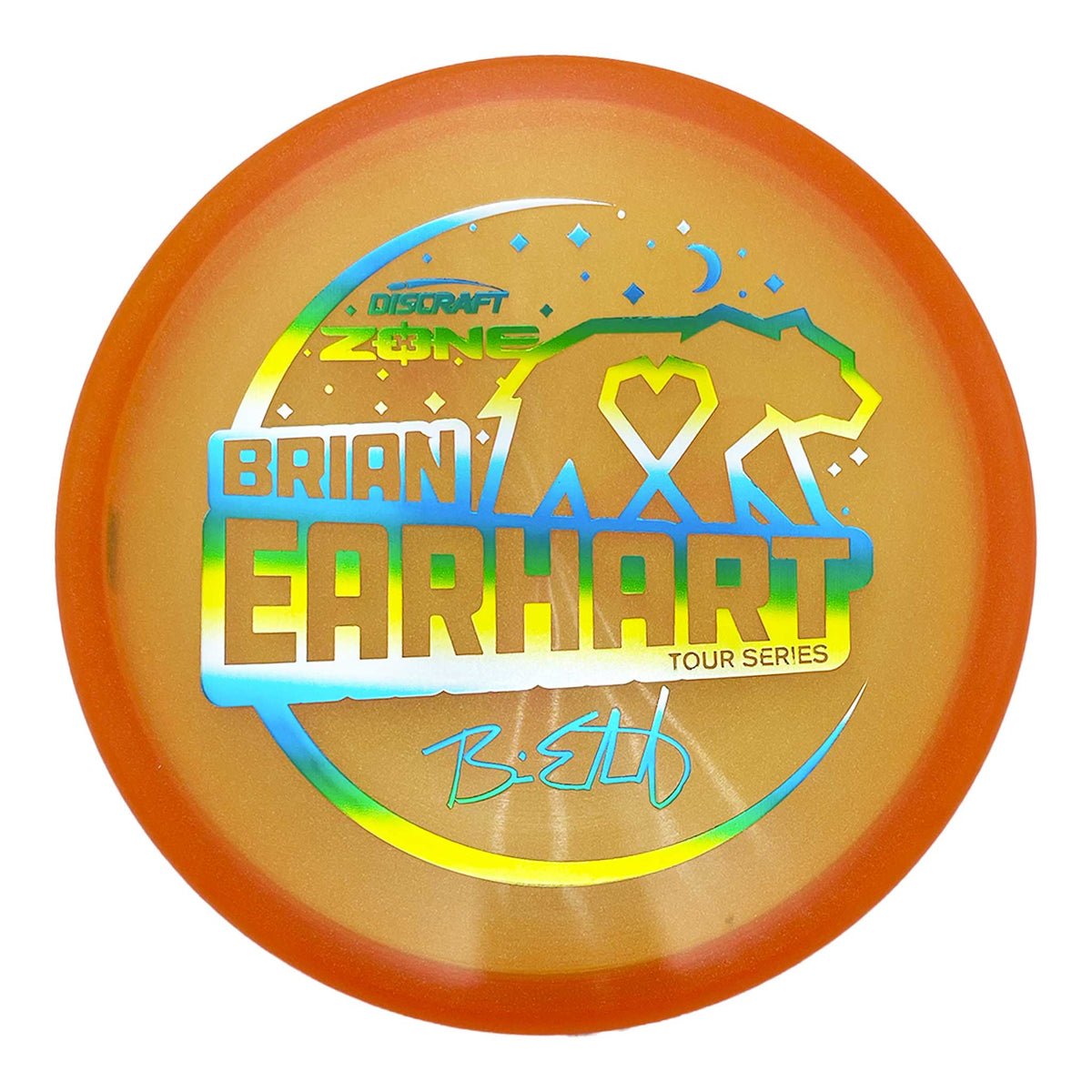 Discraft Brian Earhart 2021 Tour Series Zone putter and approach - Orange