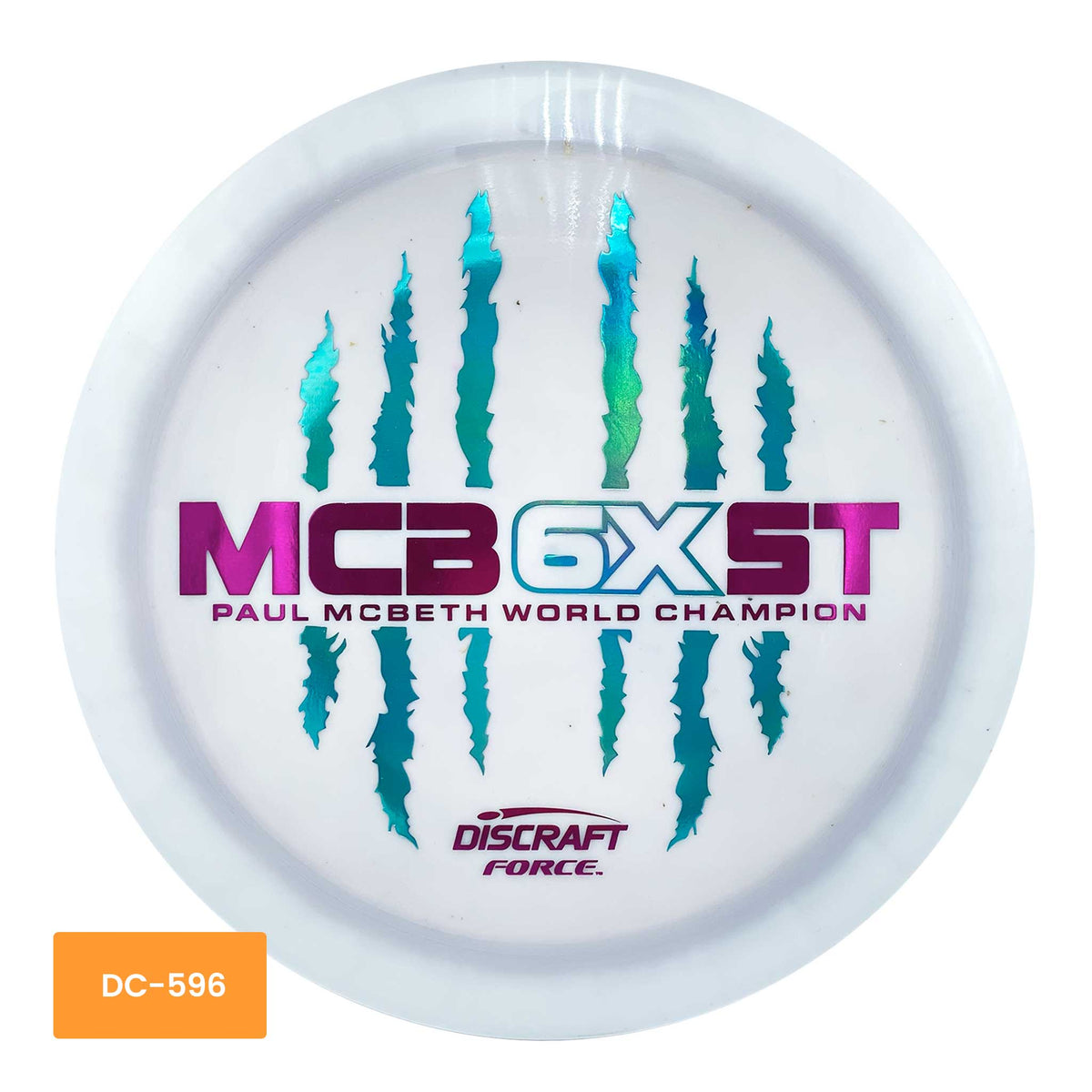Discraft Paul McBeth MCB6XST ESP Force distance driver - White