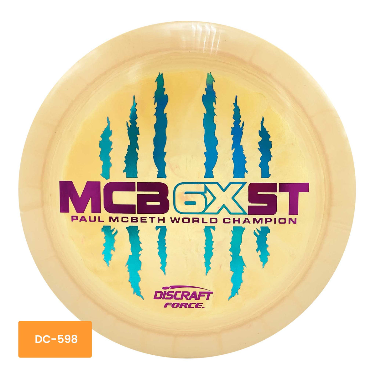 Discraft Paul McBeth MCB6XST ESP Force distance driver - Yellow