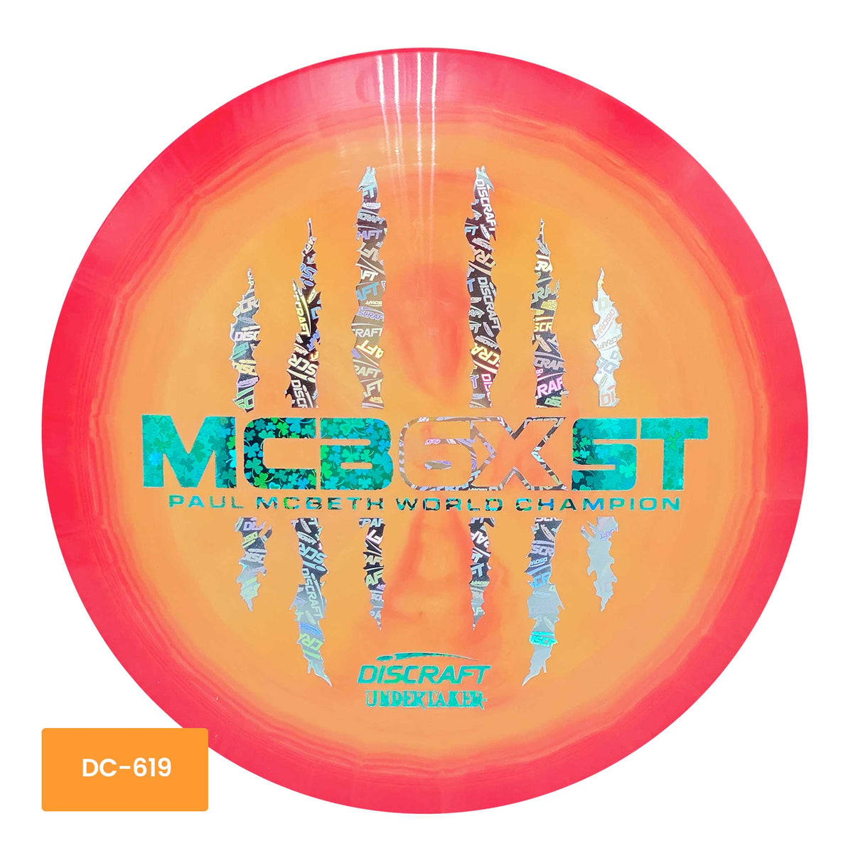 Discraft Paul McBeth MCB6XST ESP Undertaker distance driver - Orange