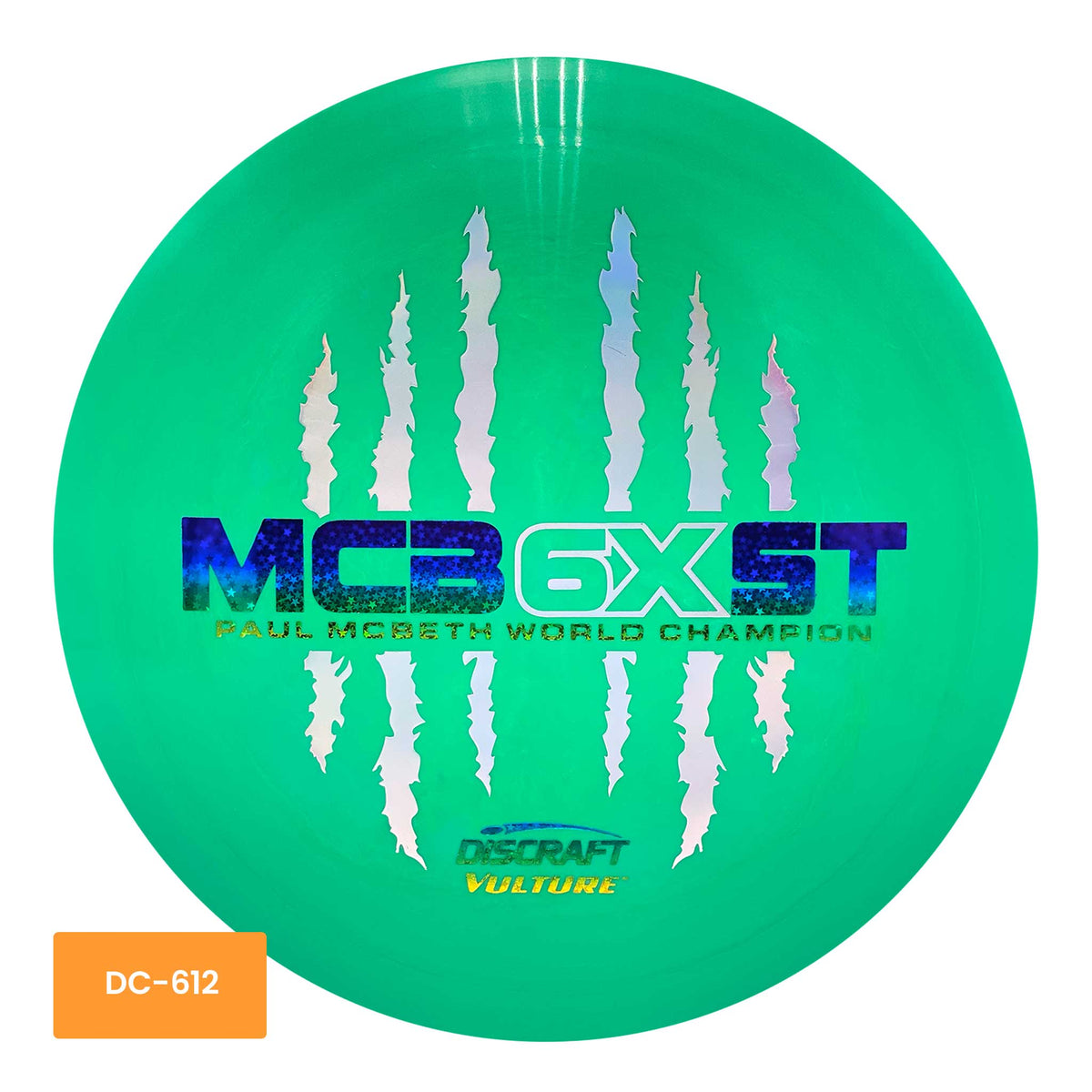 Discraft Paul McBeth MCB6SXT ESP Vulture distance driver - Forest Green