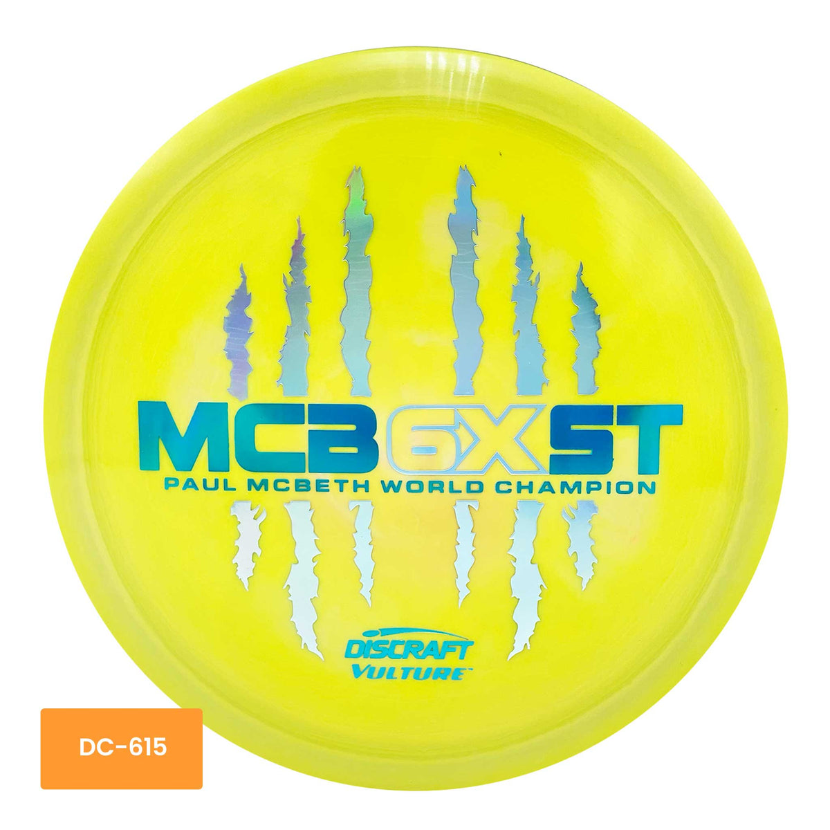 Discraft Paul McBeth MCB6SXT ESP Vulture distance driver - Yellow