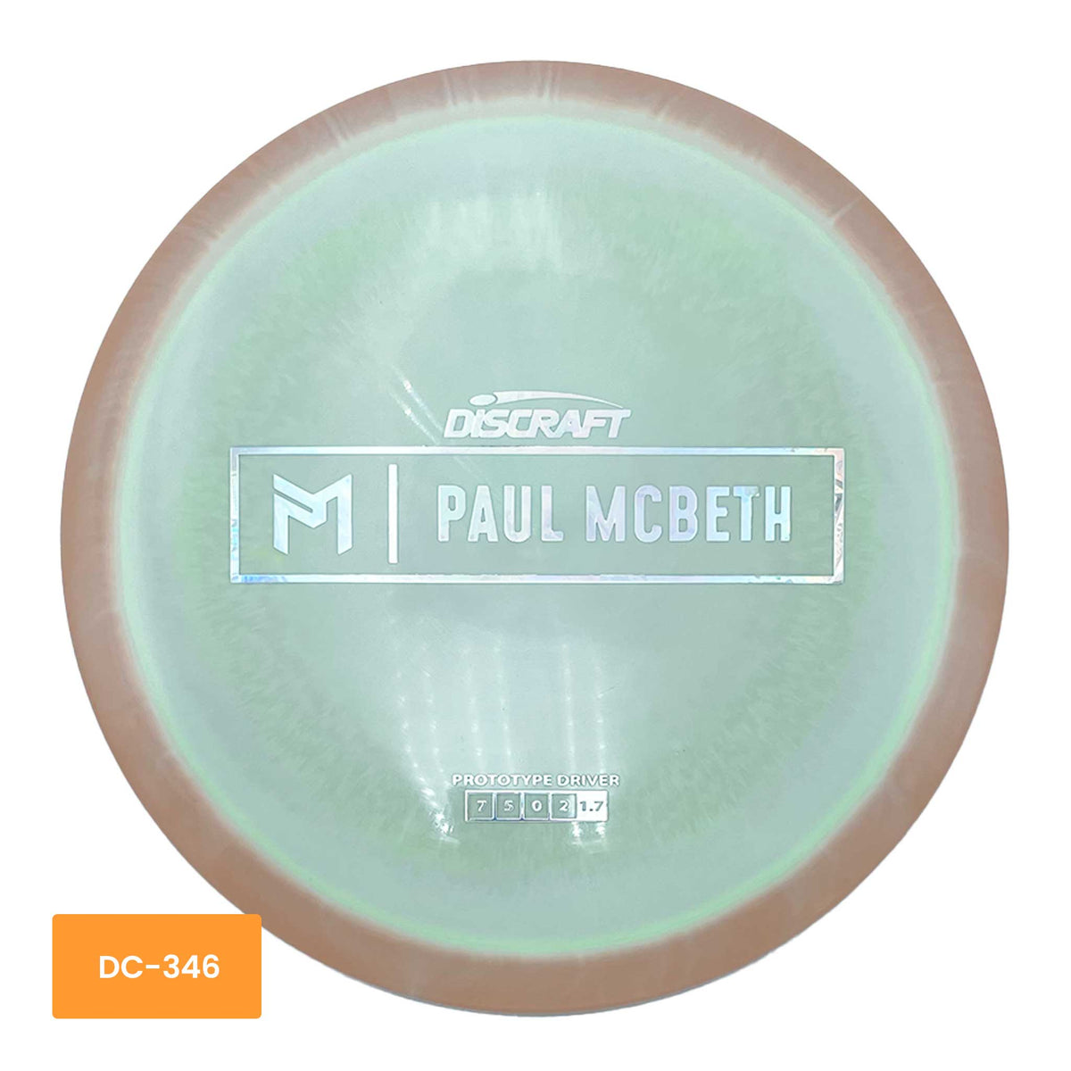 Discraft Paul McBeth Athena Prototype driver - Light Green / Brown