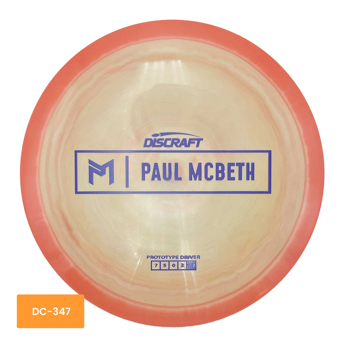 Discraft Paul McBeth Athena Prototype driver - Orange