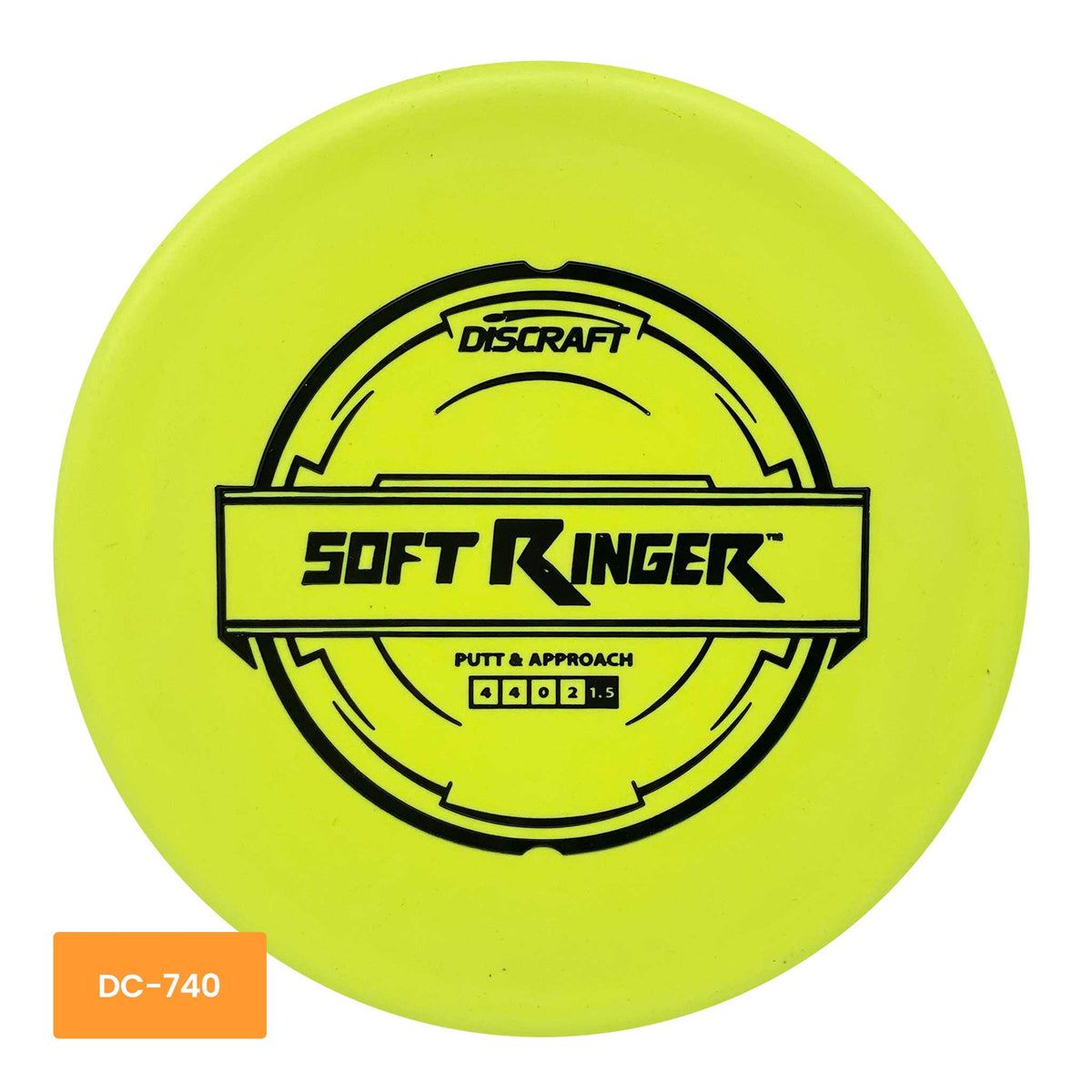 Discraft Putter Line Soft Ringer putter - Yellow