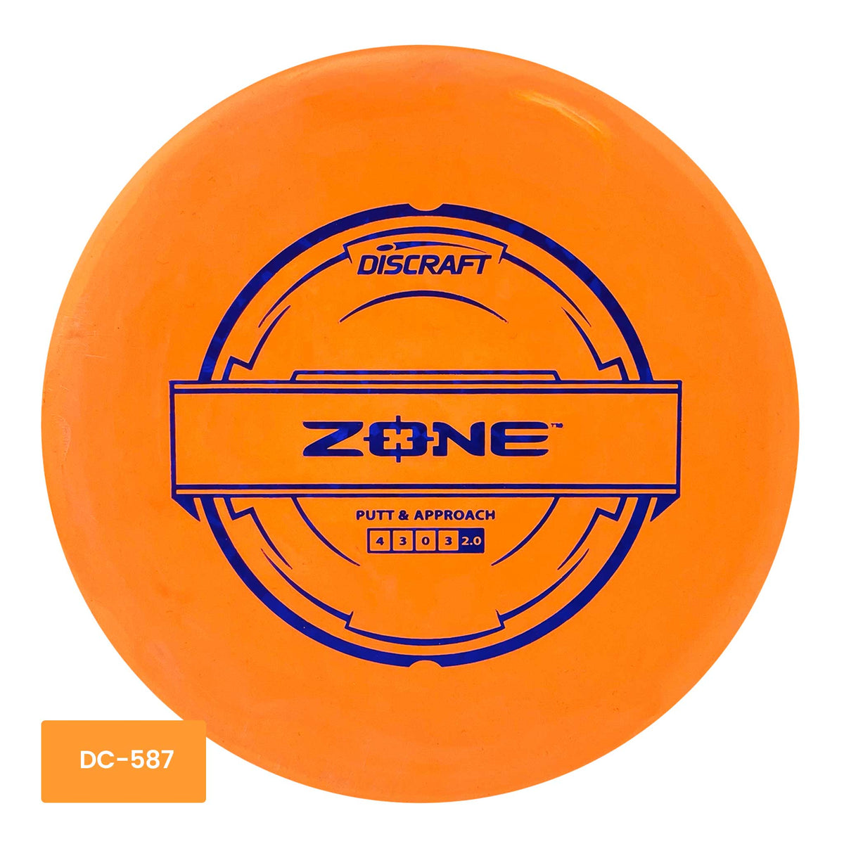 Discraft Putter Line Zone putter and approach - Orange