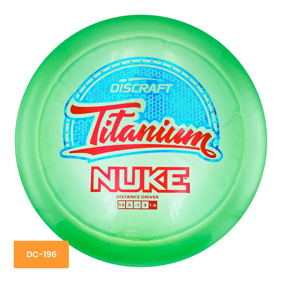 Discraft Titanium Nuke distance driver - Green