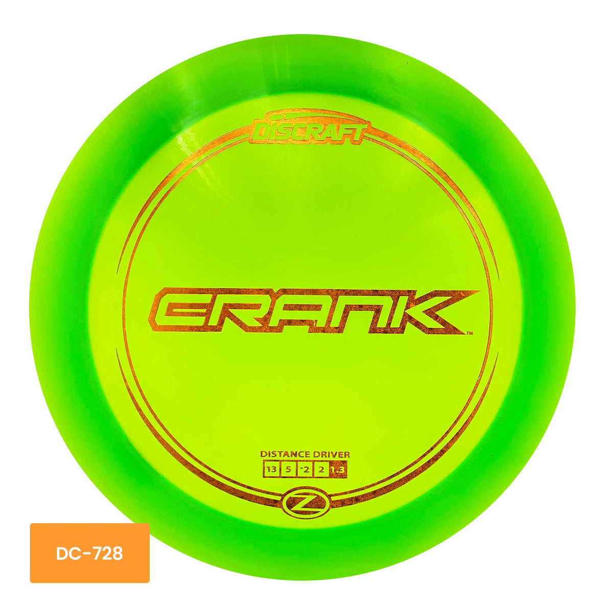 Discraft Z Line Crank distance driver - Green/Orange