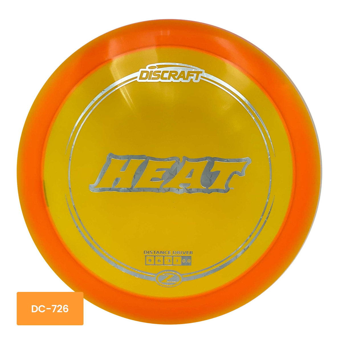 Discraft Z Line Heat Distance Driver - Orange/Silver