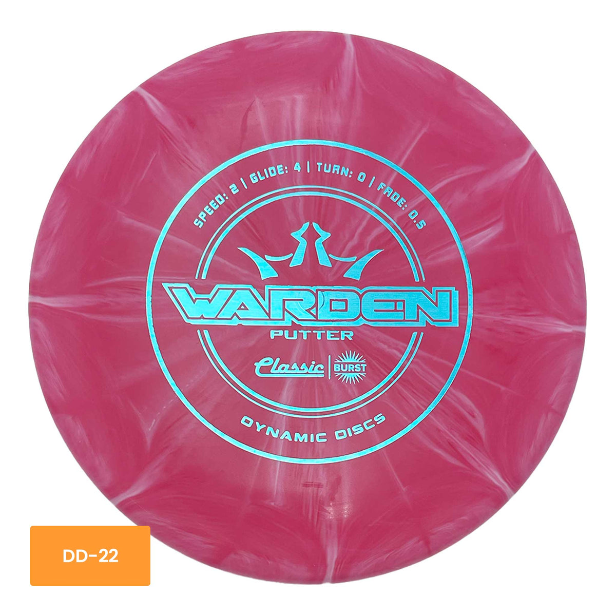 Dynamic Discs Classic Blend Burst Warden putter - Pink