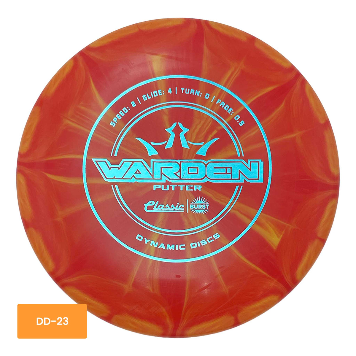 Dynamic Discs Classic Blend Burst Warden putter - Orange