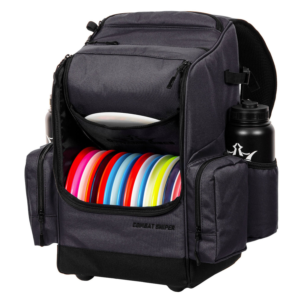 Dynamic Discs Combat Sniper Disc Golf Backpack - Heather Charcoal