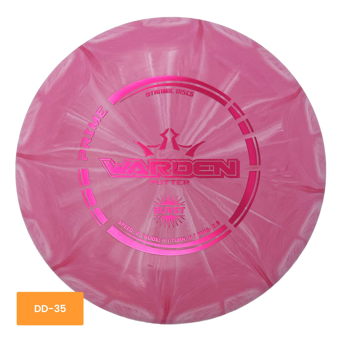 Dynamic Discs Prime Burst Warden putter - Pink