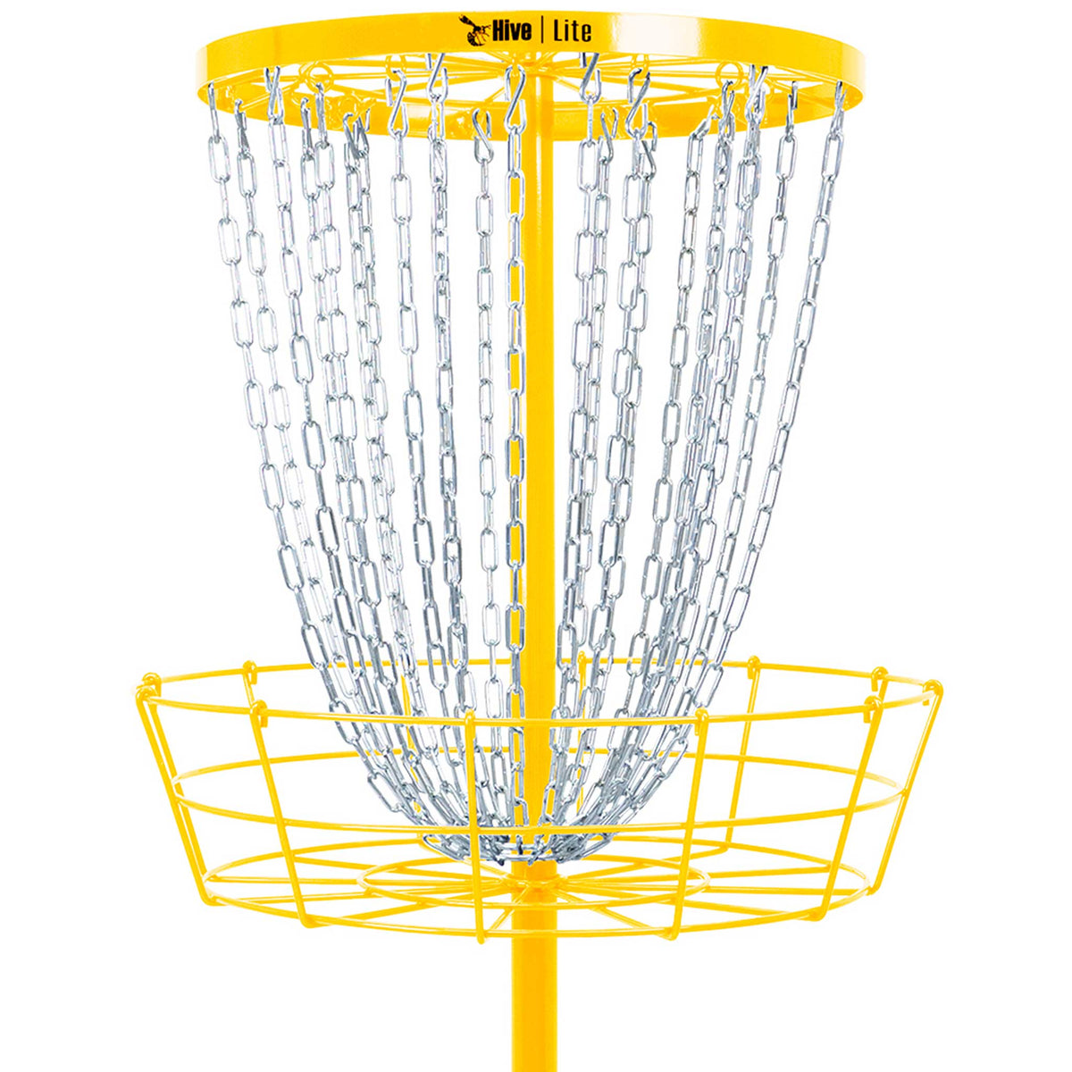 Hive Lite Disc Golf Basket - Yellow