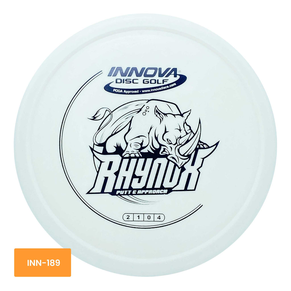 Innova Disc Golf DX RhynoX putter and approach - White / Black