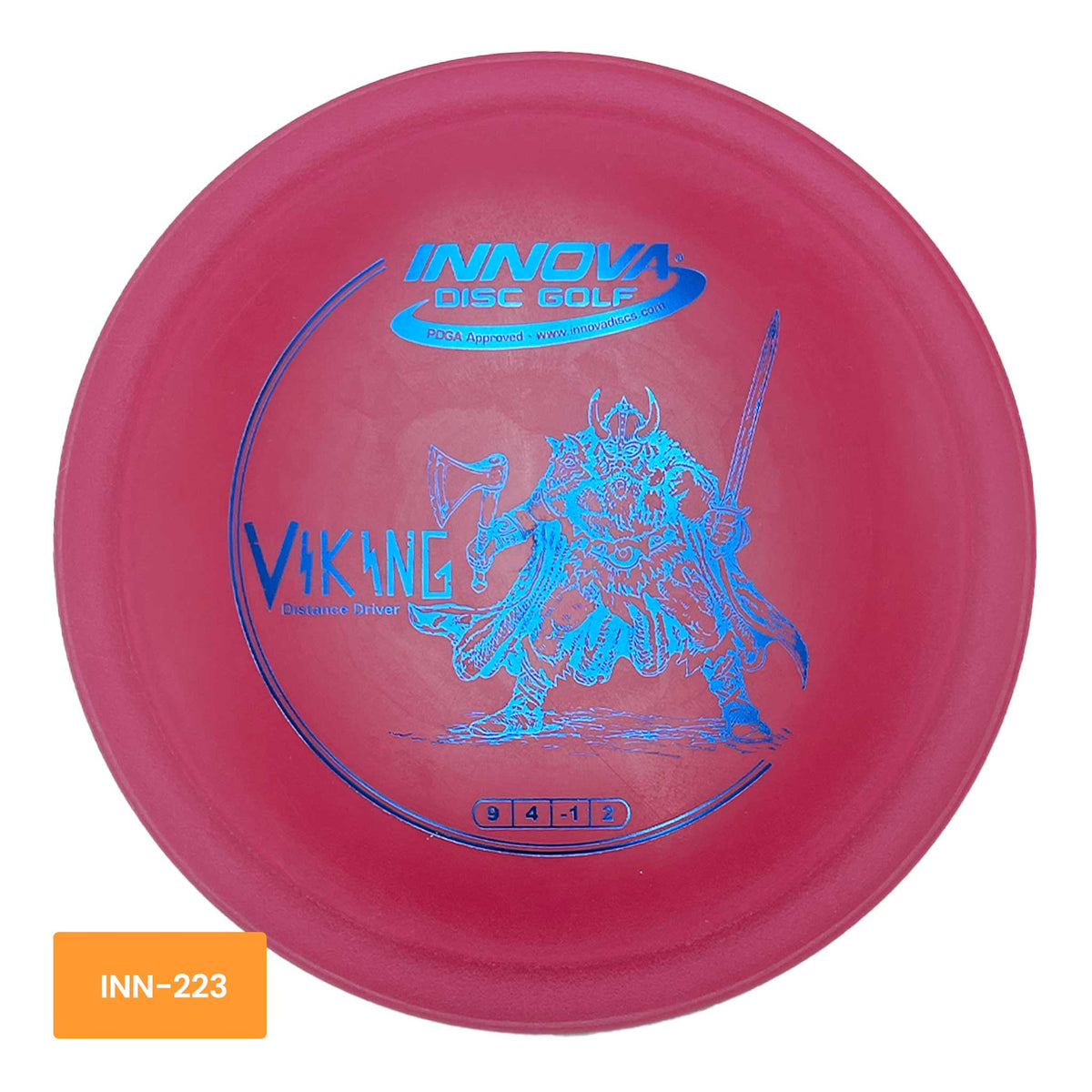 nnova Disc Golf DX Viking distance driver - Red / Blue