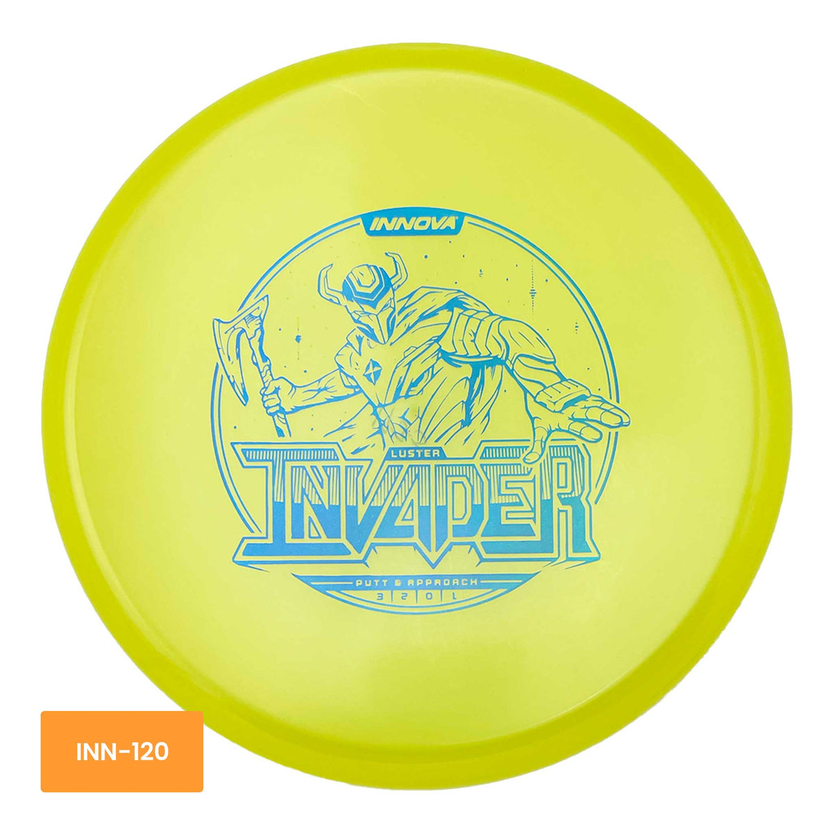 Innova Disc Golf Luster Invader putter and approach - Yellow