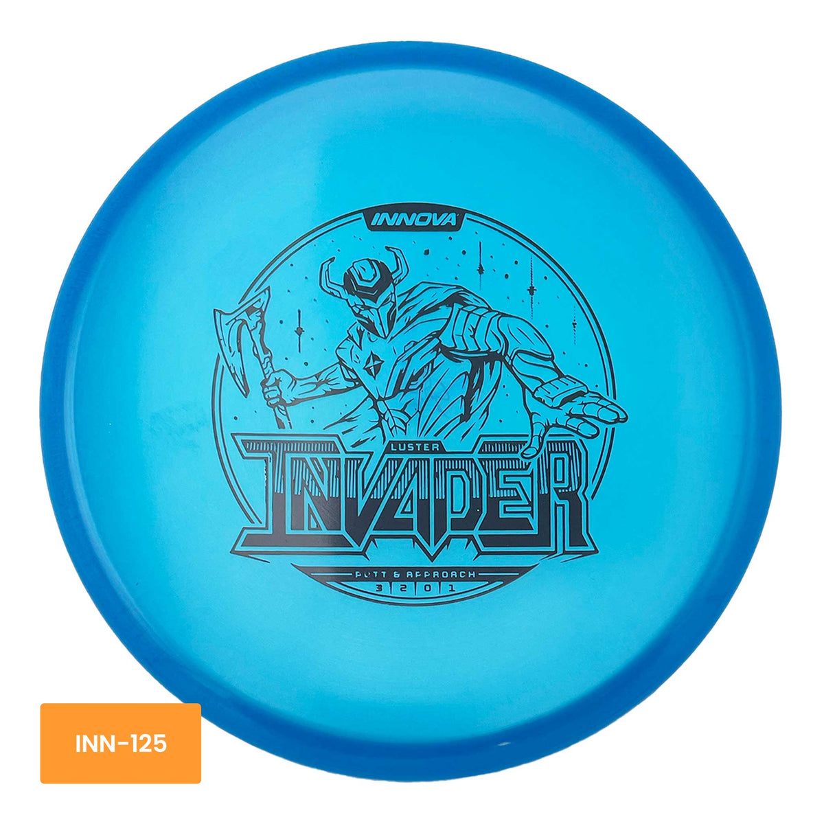 Innova Disc Golf Luster Invader putter and approach - Blue