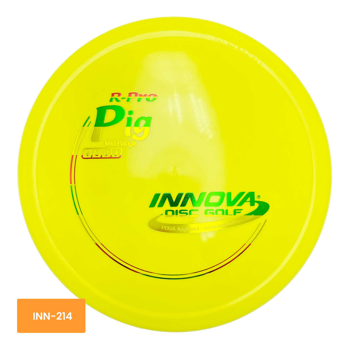 Innova Disc Golf R-Pro Pig putter and approach - Yellow