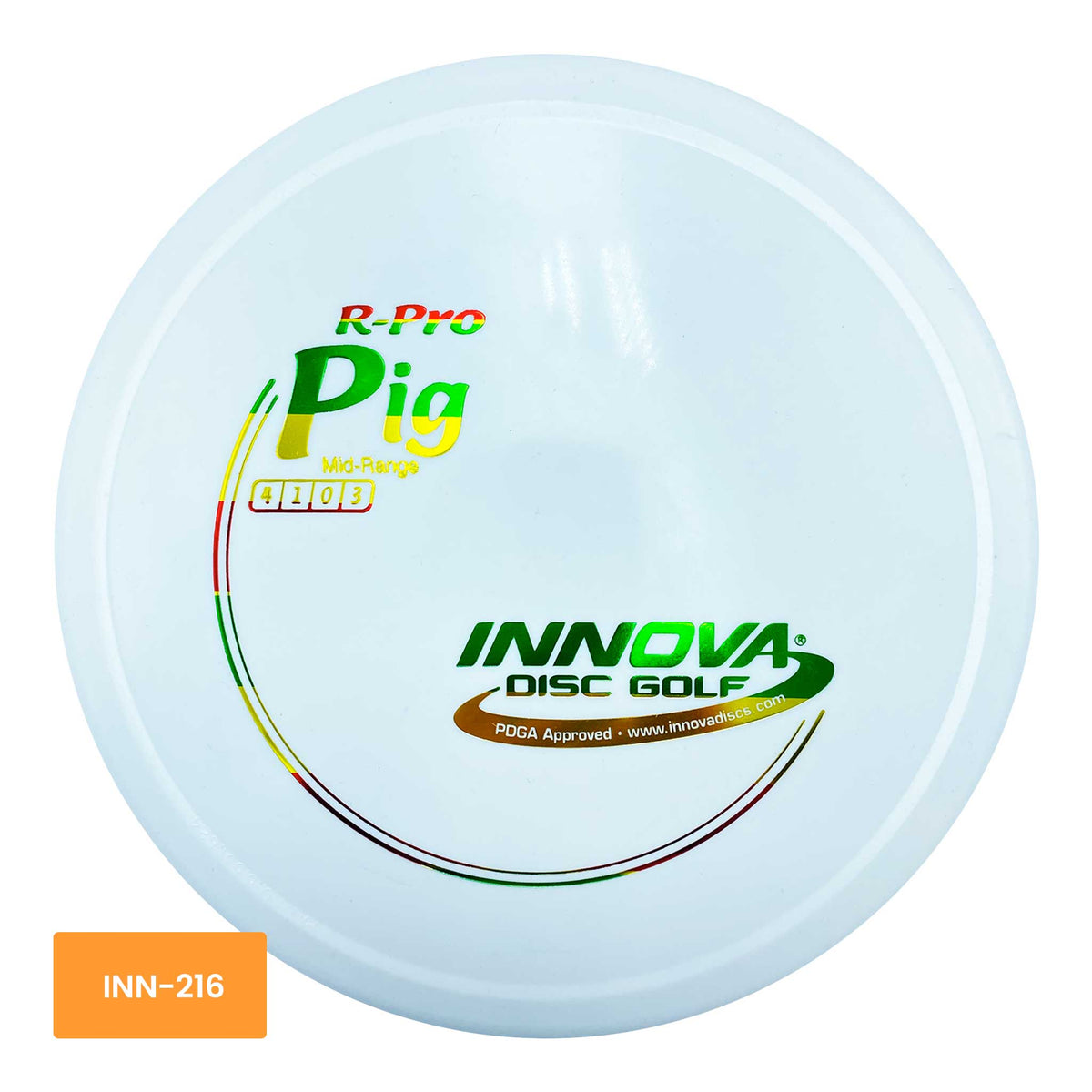Innova Disc Golf R-Pro Pig putter and approach - White