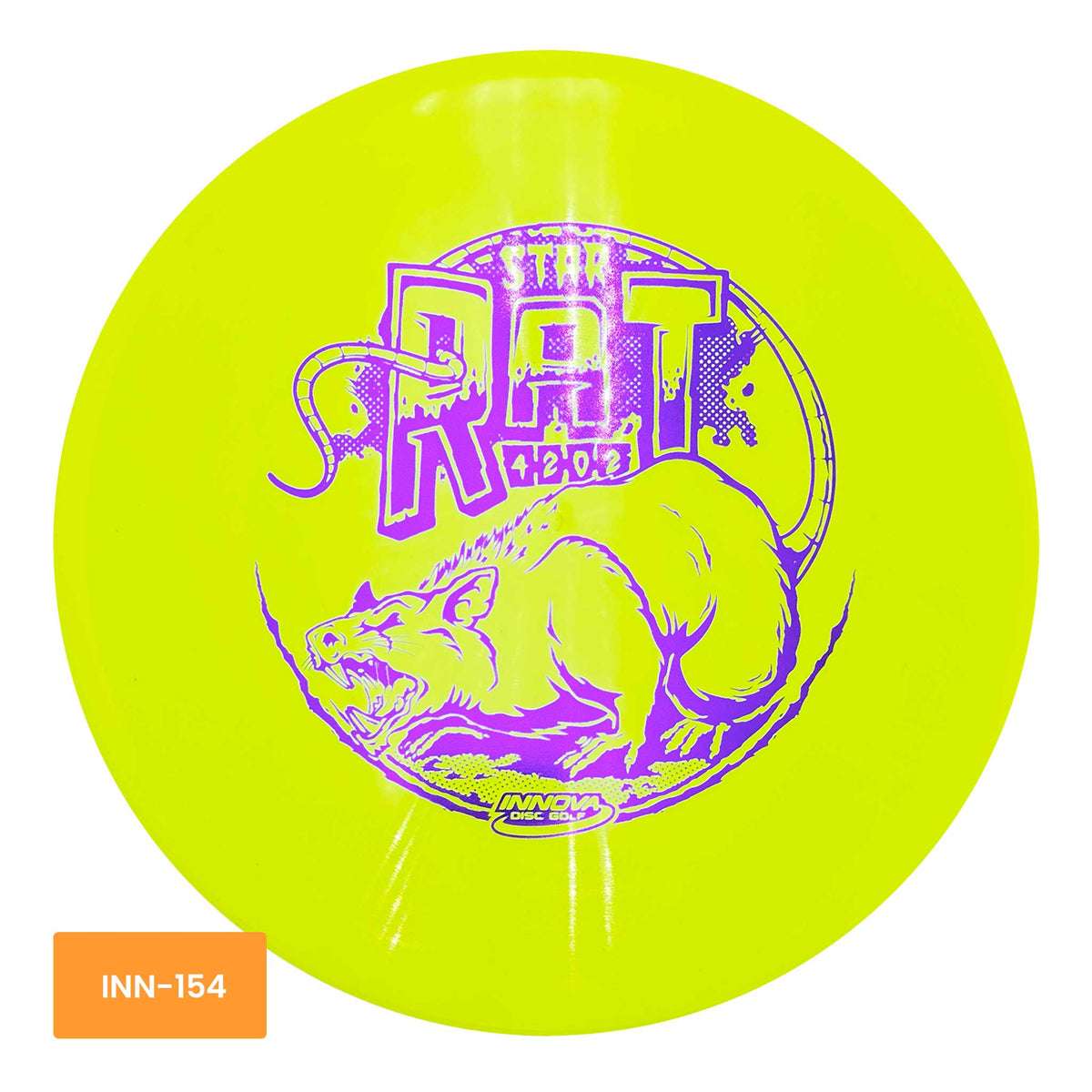 Innova Disc Golf Star Rat midrange - Yellow/Neon