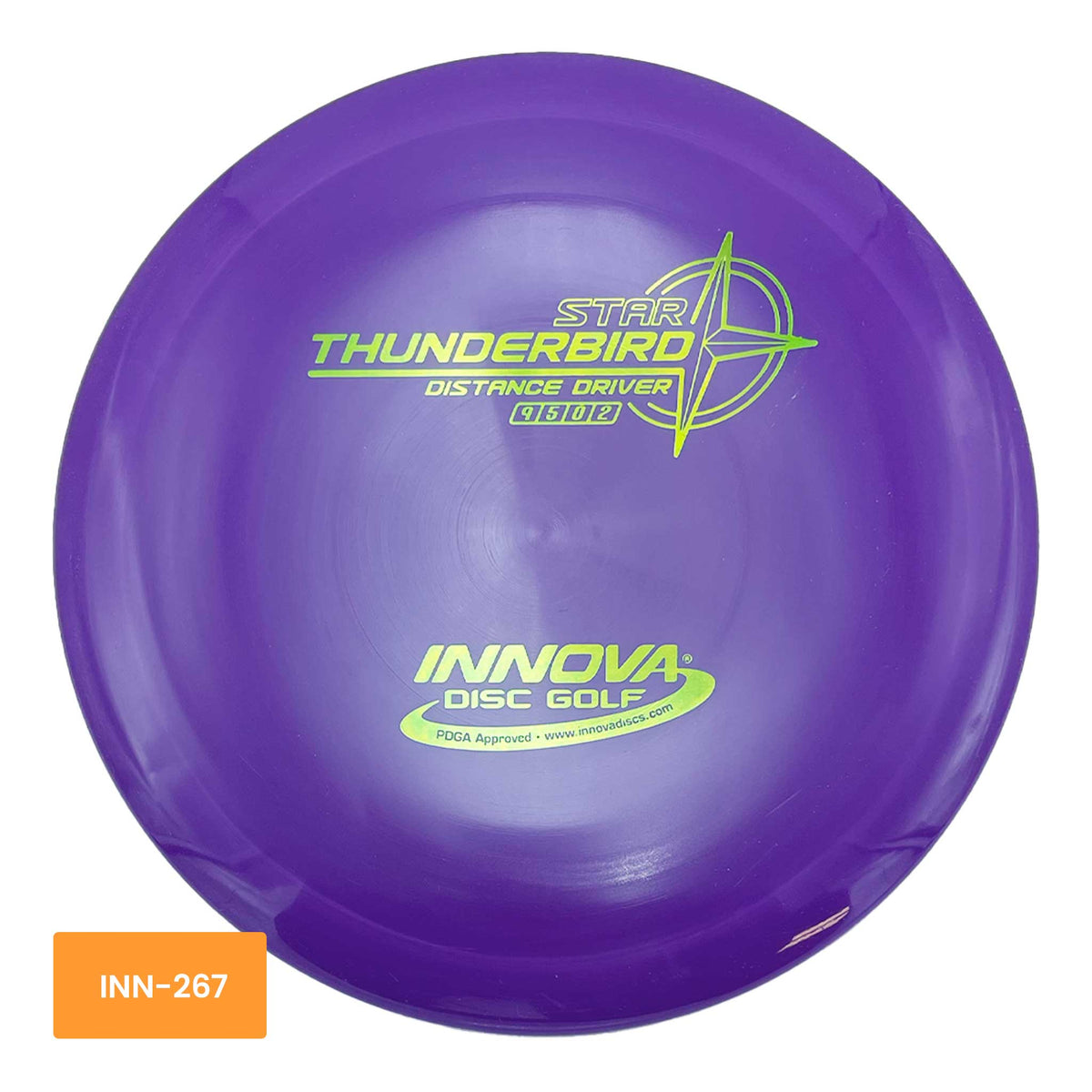 Innova Disc Golf Star Thunderbird distance driver - Purple / Green