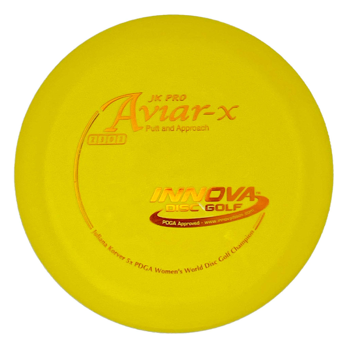 Innova JK Pro Aviar-X putter and approach yellow