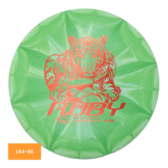 Latitude 64 Retro Burst Ruby Easy-To-Use putter and approach