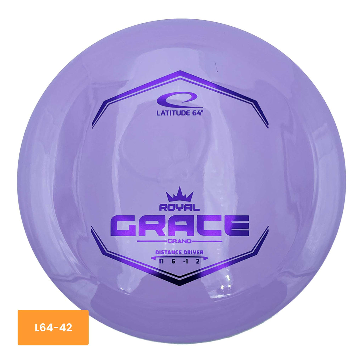 Latitude 64 Royal Grand Grace distance driver - Purple