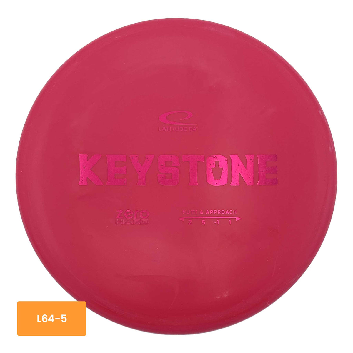 Latitude 64 Zero Hard Keystone putter and approach - Red