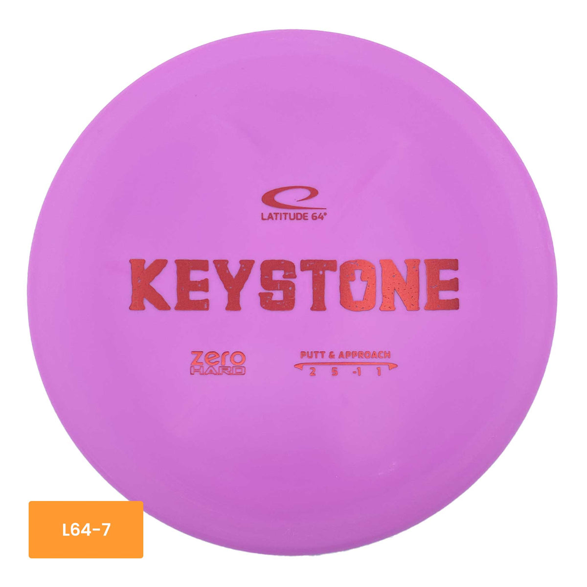 Latitude 64 Zero Hard Keystone putter and approach - Pink