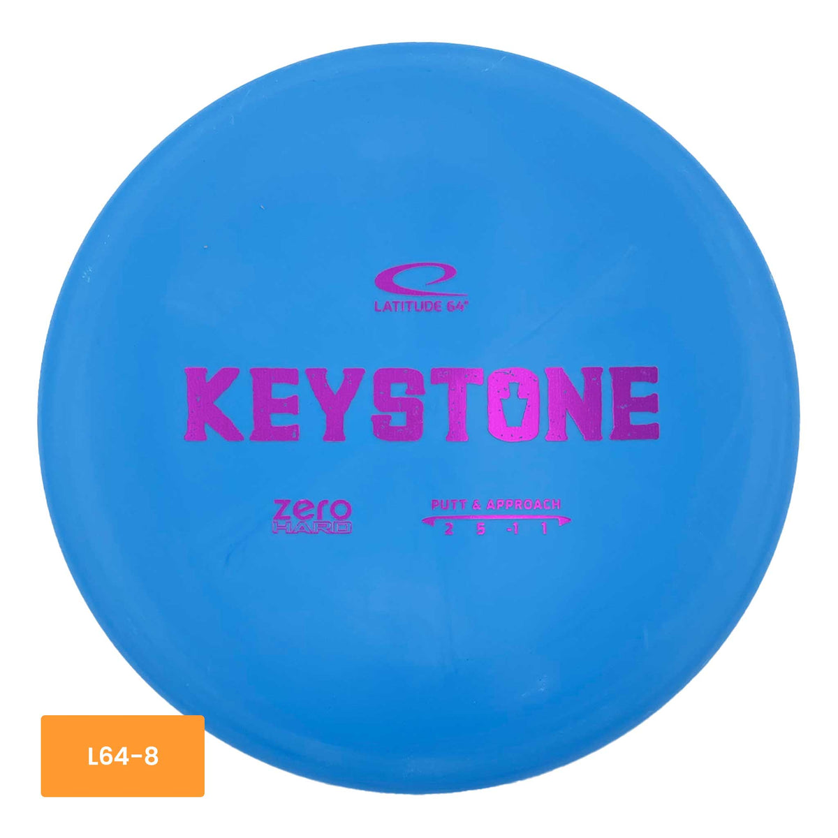 Latitude 64 Zero Hard Keystone putter and approach - Blue