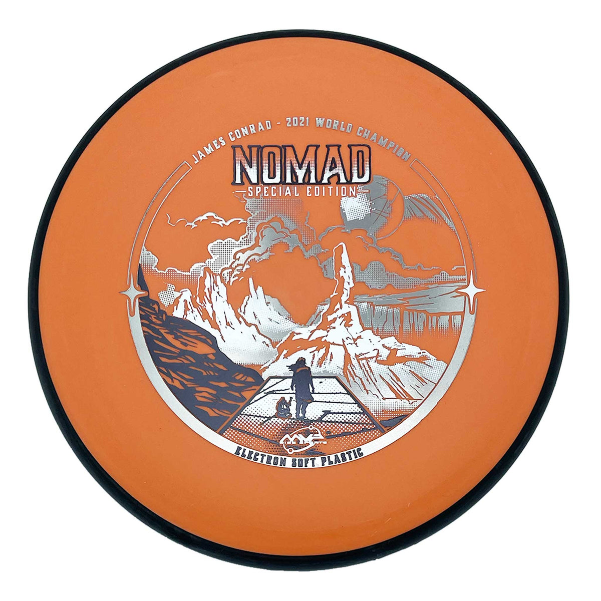 MVP Disc Sports Electron Soft James Conrad 2021 World Champion Special Edition Nomad - Orange
