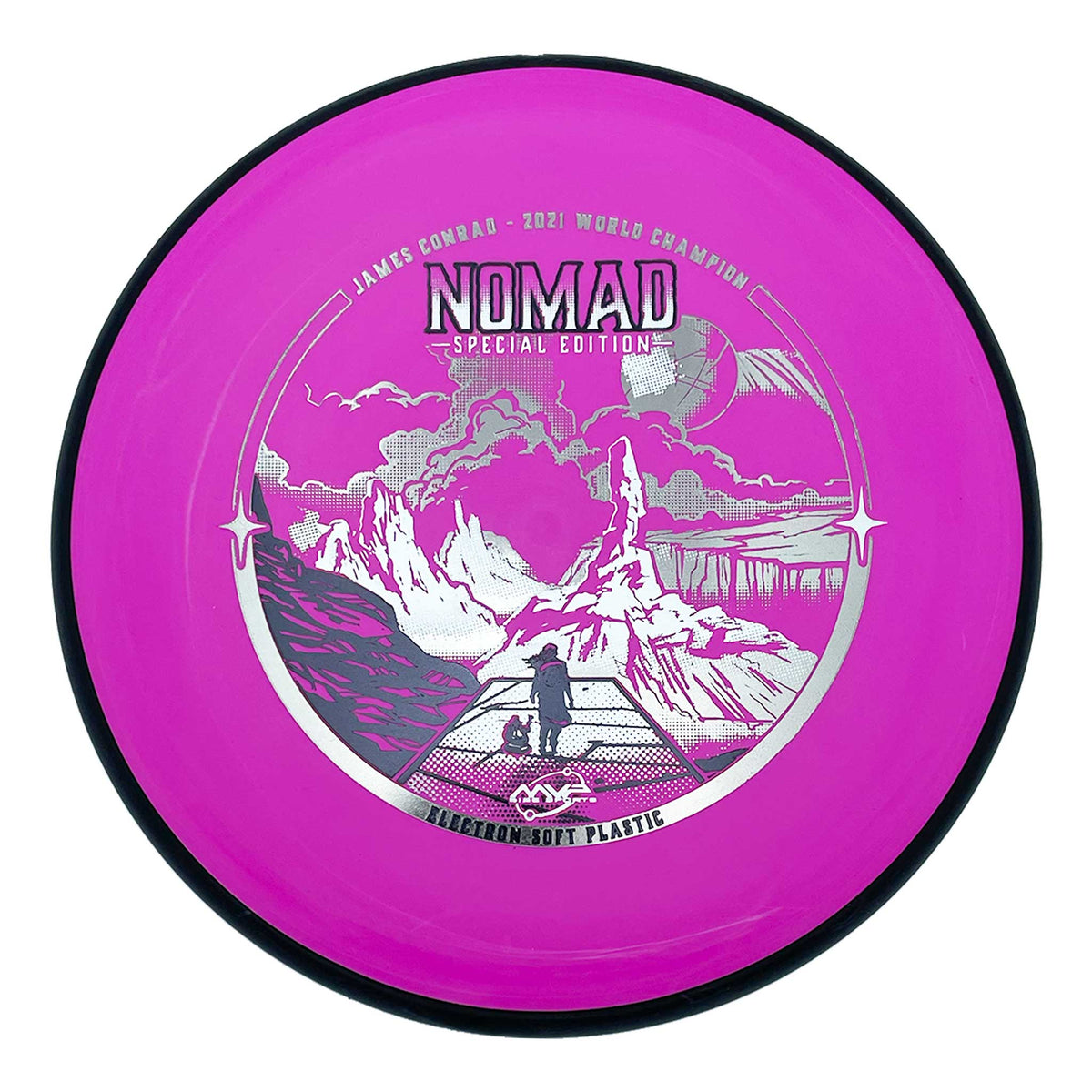 MVP Disc Sports Electron Soft James Conrad 2021 World Champion Special Edition Nomad - Pink