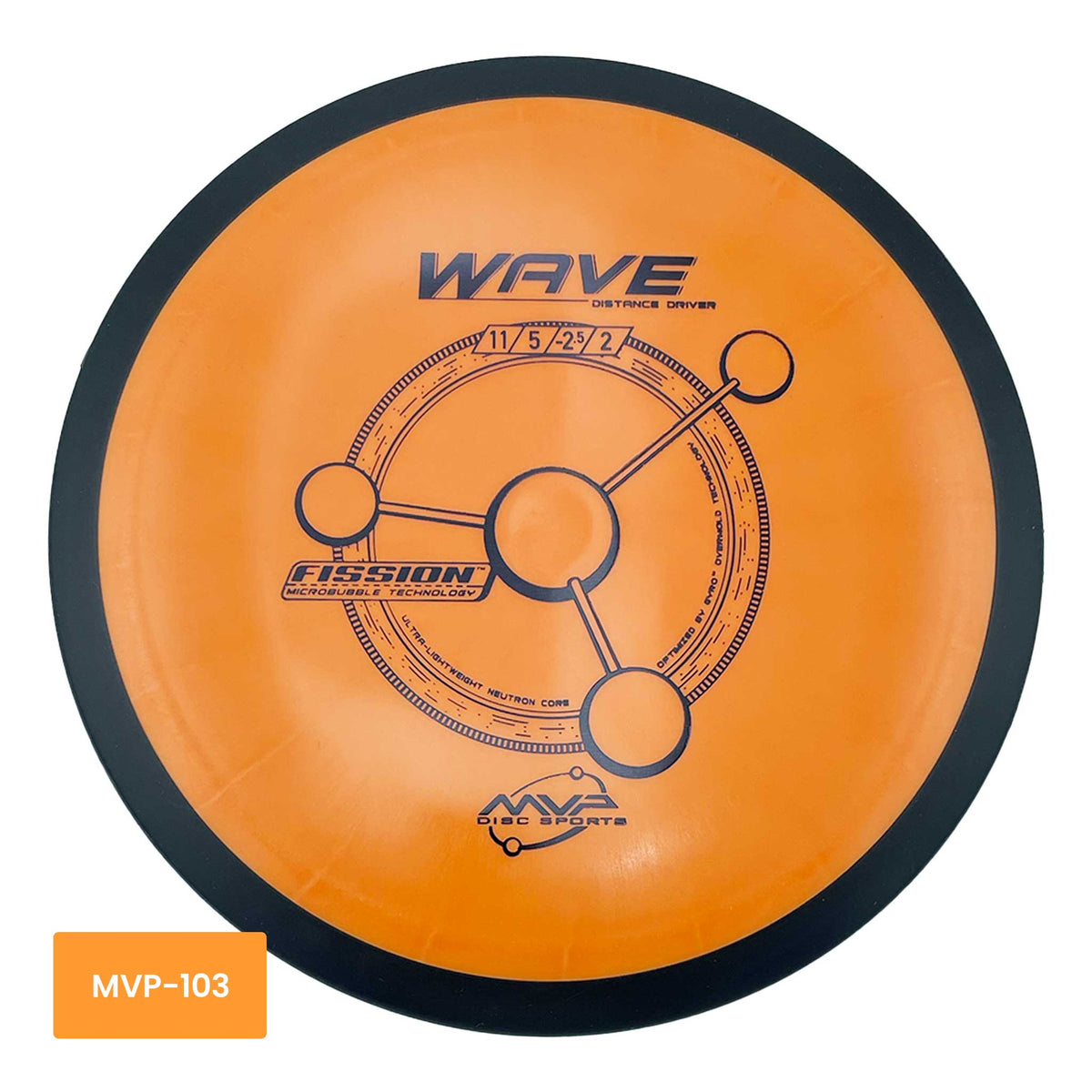 MVP Disc Sports Fission Wave distance driver - Orange